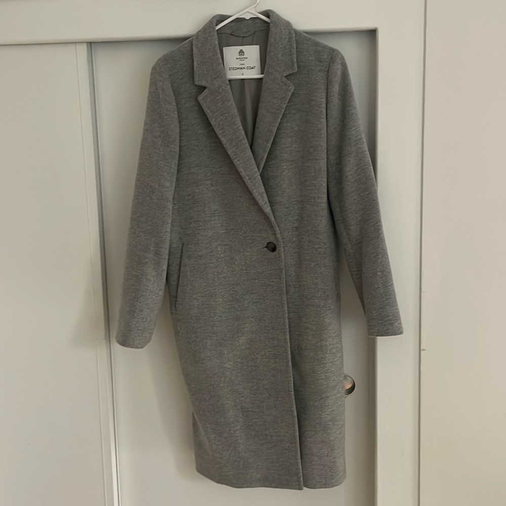 Babaton The Stedman Coat Gray Size S